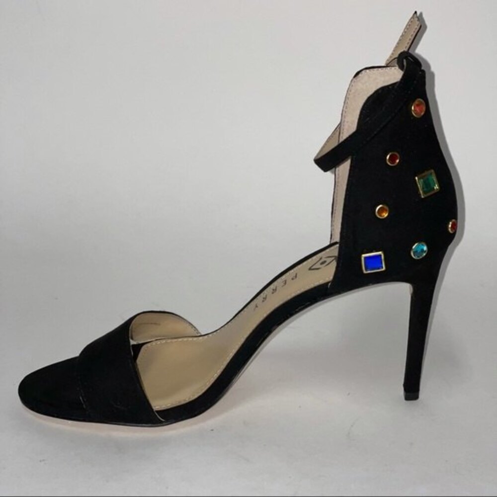 Katy Perry the Josephina suede black heels sandals 7.5 - Picture 4 of 12